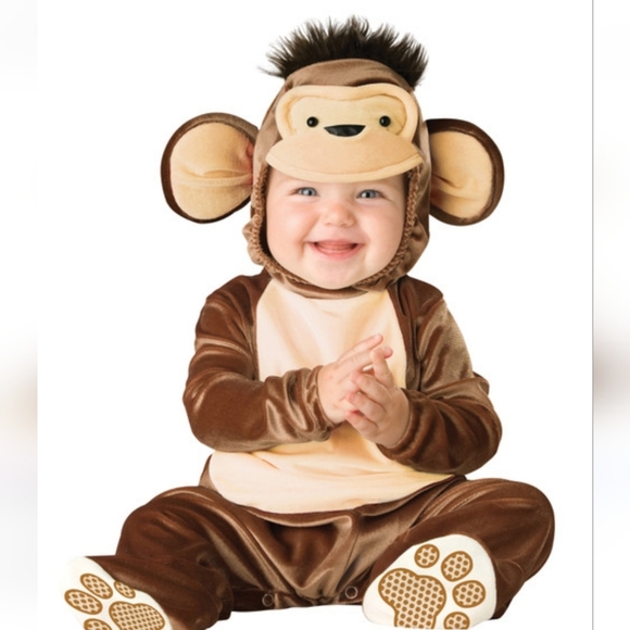 Mischievous Monkey Costume Size 6-12 Months - Picture 1 of 4